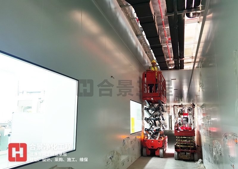 鋰電池無塵車間廠房建設施工中 鋰電池無塵車間廠房建設施工中