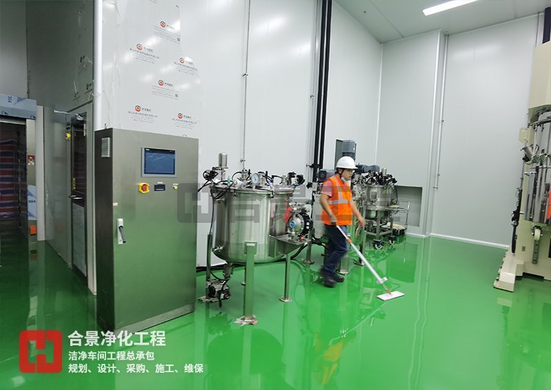 鋰電池無塵車間廠房建設施工中 鋰電池無塵車間廠房建設施工中